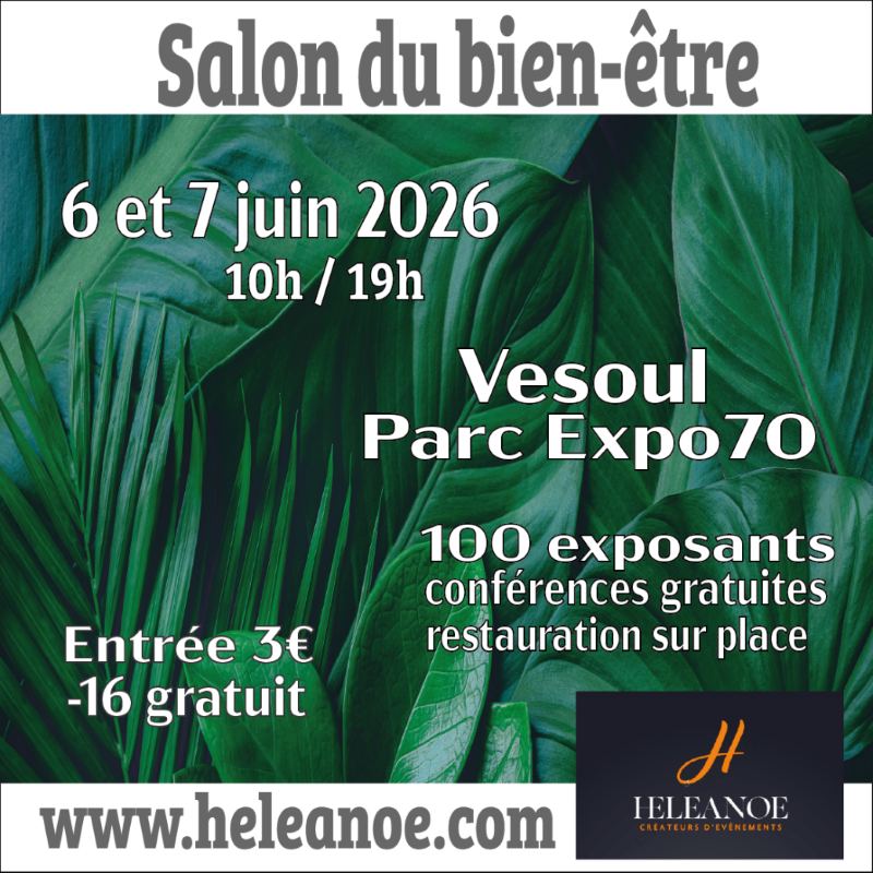 Salon bien-être Parcexpo70 juin 2026