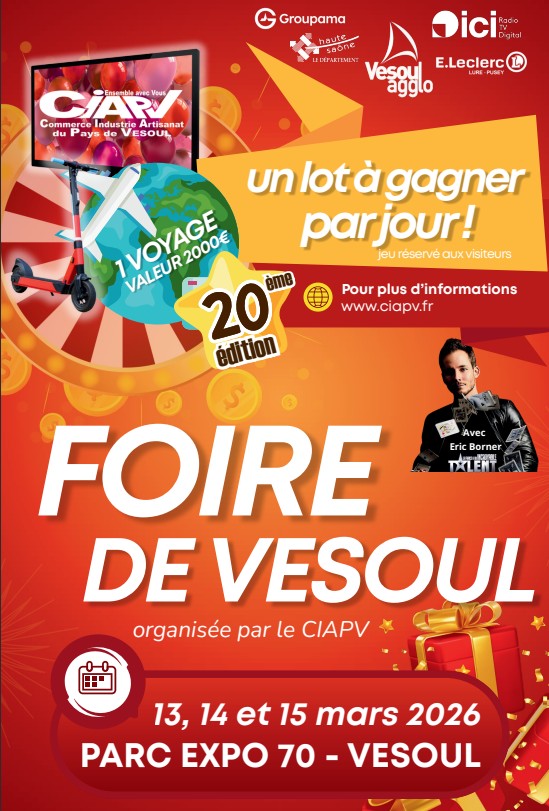 Foire de Vesoul 2026 ciapv